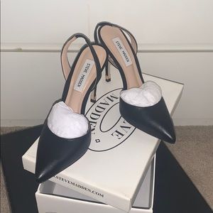 Steve Madden Paizle Black Leather